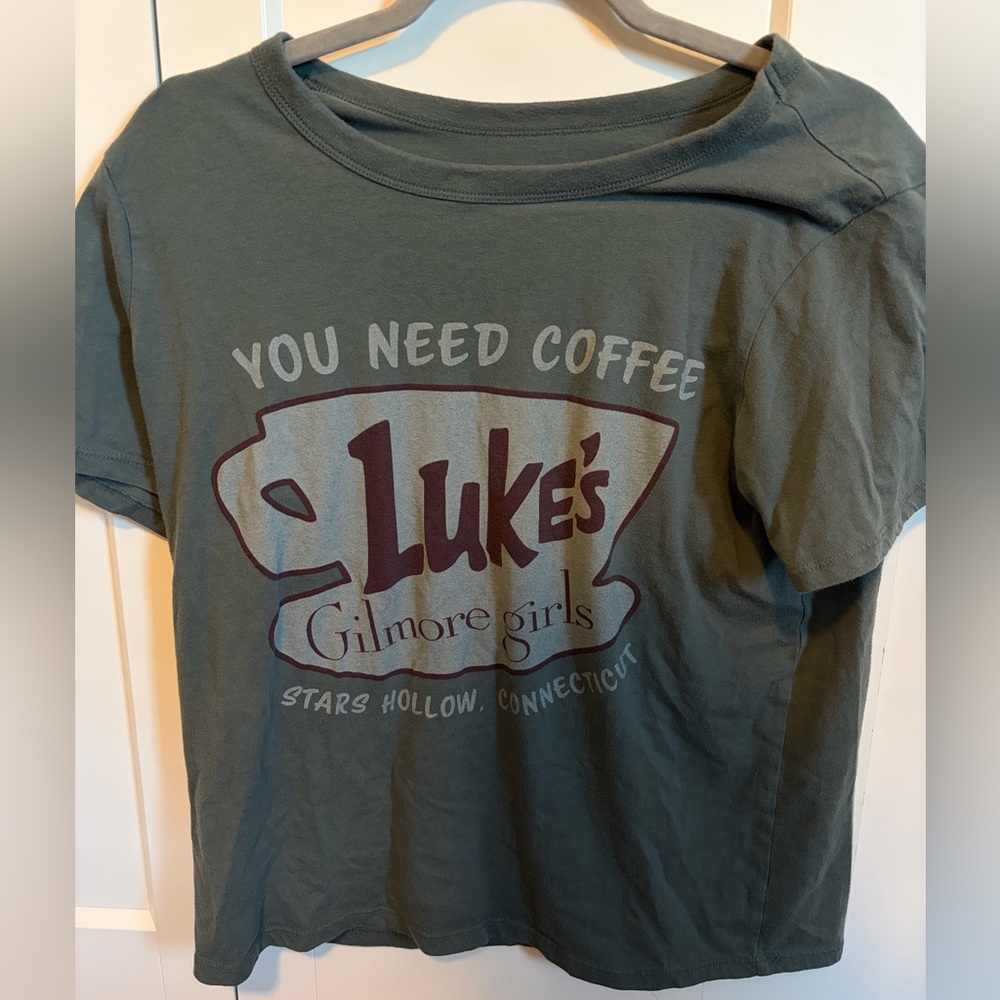 Luke's Coffee T-Shirt - Dark Green